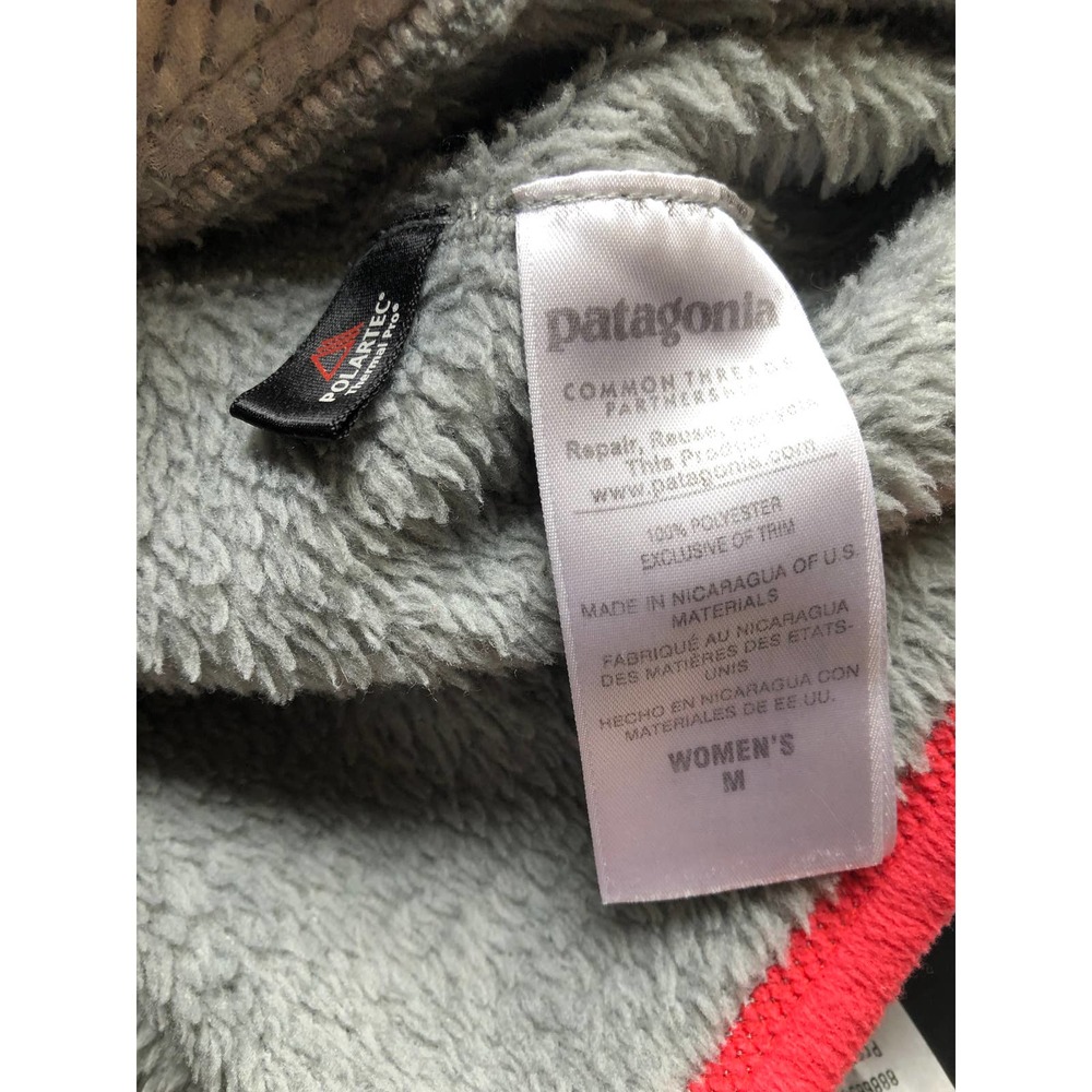 Patagonia Women’s Medium | Gray and Coral Shirts Synchilla Retool Pullover - Picture 10 of 10